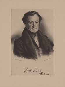 Portrett av komponisten Jan Kalivoda 1801-1866 av Friedrich Gustav Schlick
