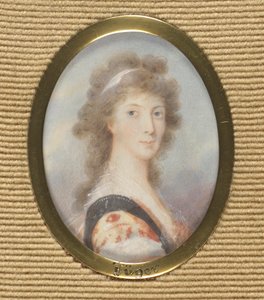 portrett av en dame av Friedrich Heinrich Fuger