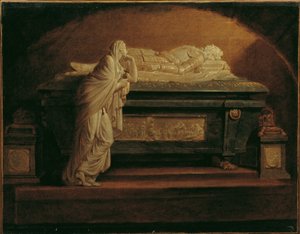 Graven til keiser Leopold II av Franz Anton Zauner i Augustinerkirken av Friedrich Heinrich Fuger