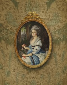 Portrett av prinsesse Elisabeth Wilhelmine Louise, datter av hertug Eugene av Württemberg, 1788