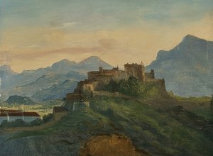 Hohensalzburg festning. Rundt 1826/35