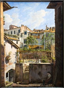Italienske bakgårder av Friedrich Moosbrugger