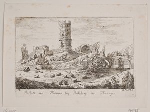 Ruiner ved Mühlberg av Friedrich Münter