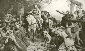 Hermanns triumf over romerne (gravyr)