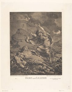 Hero en Leander Hero und Leander (tittel på objekt) av Friedrich Wilhelm Reuter