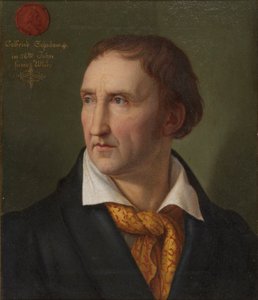 Portrett av Johann Gottfried Schadow 1764-1850, 1819.
