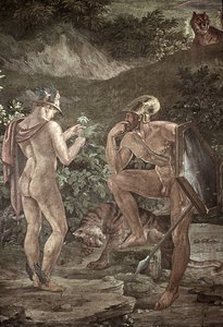 Odysseus på øya Circe, Scener fra Odysseen