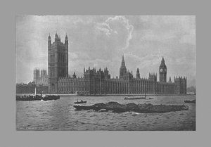 The Houses of Parliament, London, ca 1900
