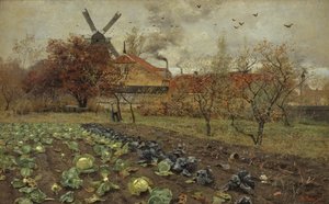 Utsikt over Amerikavej i København av Frits Thaulow