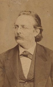 Portrett av organisten og komponisten Edmund Kretschmer 1830-1908, ca. 1880