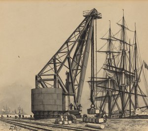 Kran i frihavnen