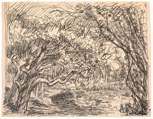 Et skogsvann av Fritz Syberg