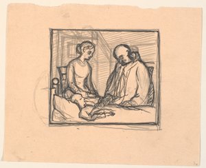 Og da den gamle mannen skalv av kulde... av Fritz Syberg
