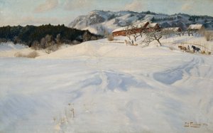 Fleskum gård av Fritz Thaulow