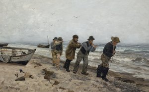 Hjemreisende fiskere, Skagen