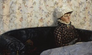 Ingeborg on the Sofa, Sandø av Fritz Thaulow