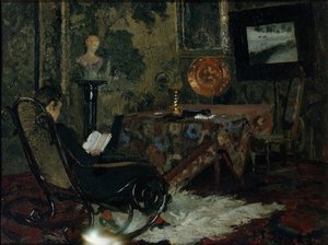 Interiør, Grini av Fritz Thaulow