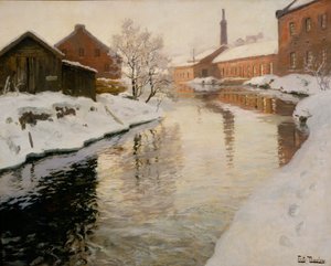 Lysaker River av Fritz Thaulow