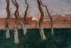 The Walled Garden, 1893 av Frits Thaulow