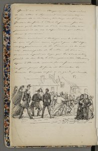 Illustrasjon hentet fra et privatarkiv i Nasjonalbiblioteket med tittelen Voyage en Norvège 1856 av Fritz von Dardel av Fritz von Dardel