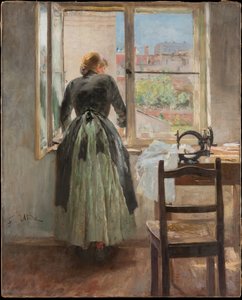 Ved vinduet av Fritz von Uhde