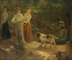 Hagestien. 1903 av Fritz von Uhde