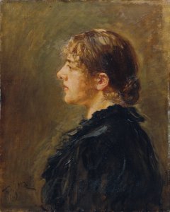 Kunstnerens datter av Fritz von Uhde