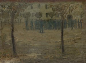 Jeg er Kasernenhof av Fritz von Uhde