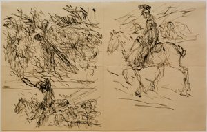 Studier om "Golgata" av Fritz von Uhde