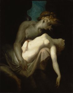Amor og Psyche, ca. 1810. av Füssli