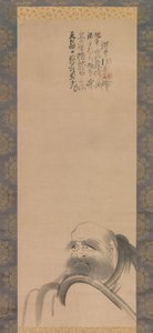 Portrett av Daruma, tidlig på 1600-tallet. av Fugai Ekun