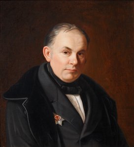 Portrett av poeten Vasily Zhukovsky 1783-1852, 1854