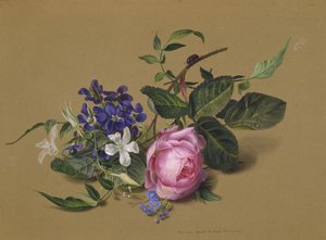 Bille ved rosegrenen av Fyodor Petrovich Tolstoy