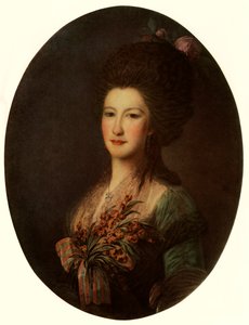 Portrett av grevinne J.V. Santi, 1785, 1965. av Fyodor Rokotov