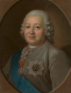 Portrett av general grev Nikita Ivanovich Panin 1718-1783, 1770-tallet. av Fyodor Stepanovich Rokotov