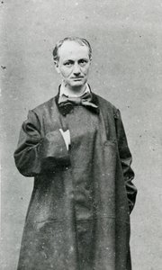 Charles Baudelaire (1821-67) (s/hvitt-bilde) av G.M. Lege