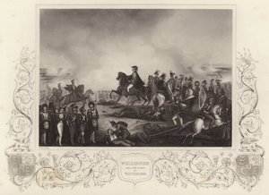 Duke of Wellington og hans stab på Waterloo