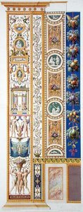 Panel fra Raphael Loggia i Vatikanet, fra 