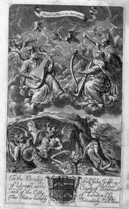 Scene of Heaven and Hell, illustrasjon fra introduksjonen til bok 1, del 3 av 