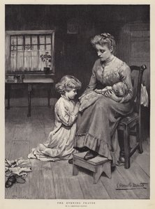 Aftenbønnen (litho)