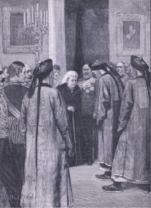 Besøk av Li Hung-Chang til dronningen i Osborne, illustrasjon fra Cassells History of England, 1900-tallet