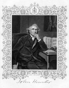 John Hunter 1728-1793, skotsk kirurg, 1800-tallet. av G. H. Adcock