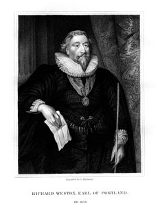 Richard Weston, 1. jarl av Portland, 1825. av G. Kellaway
