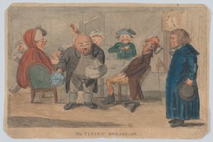 The Flying Breakfast, or Content of a Night Coach, 9. mars 1792. av G L S