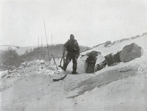 Browning ved Igloo-døren, 1912, 1913
