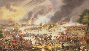 Slaget ved Waterloo, 18. juni 1815, 1842 av G. Newton