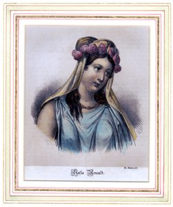 Sophie Arnould , fransk sopran av G. Riccio
