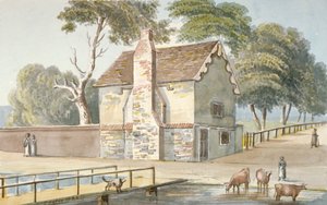 Et almuehus i Carshalton, Surrey, 1826 av G Yates