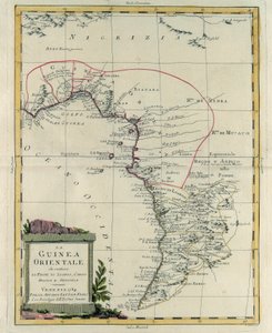 Gravering av G. Zuliani, hentet fra bind IV av "Newest Atlas" utgitt i Venezia i 1784 av Antonio Zatta, privat samling