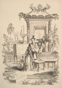 Kinesisk mann og kvinne, ca. 1742. av Gabriel Huquier